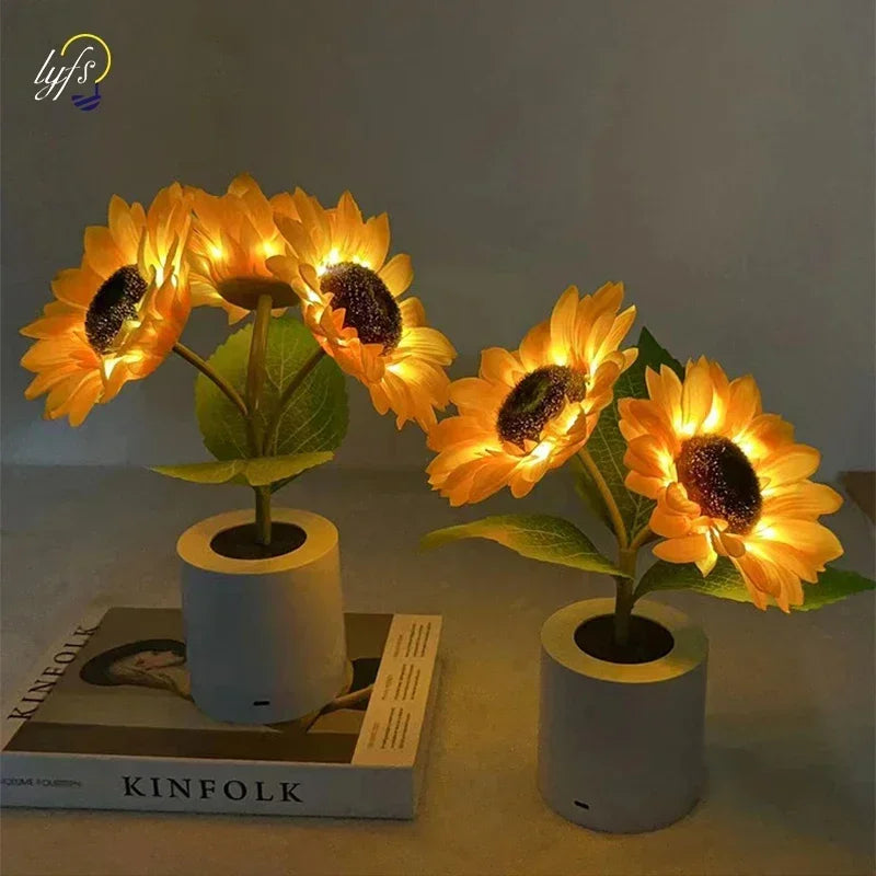 Sunflower LED Night Lamp