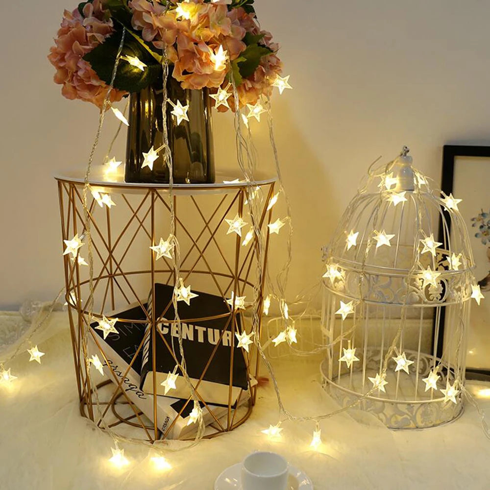 LED Star Curtain Lights