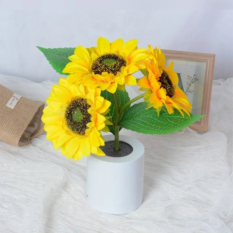 Sunflower LED Night Lamp