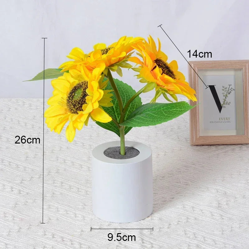 Sunflower LED Night Lamp