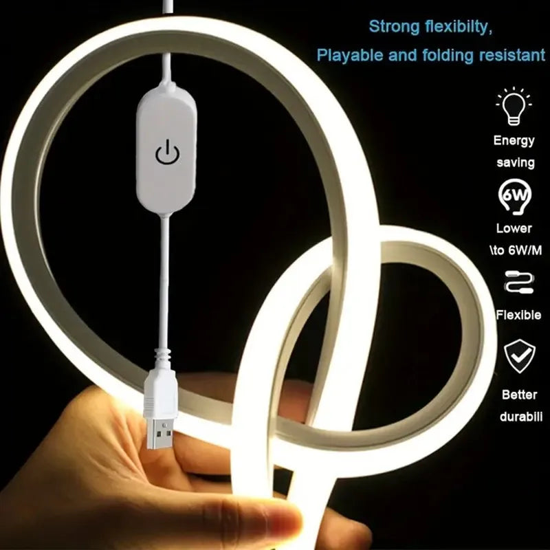 Flexible Neon LED Light Strip USB