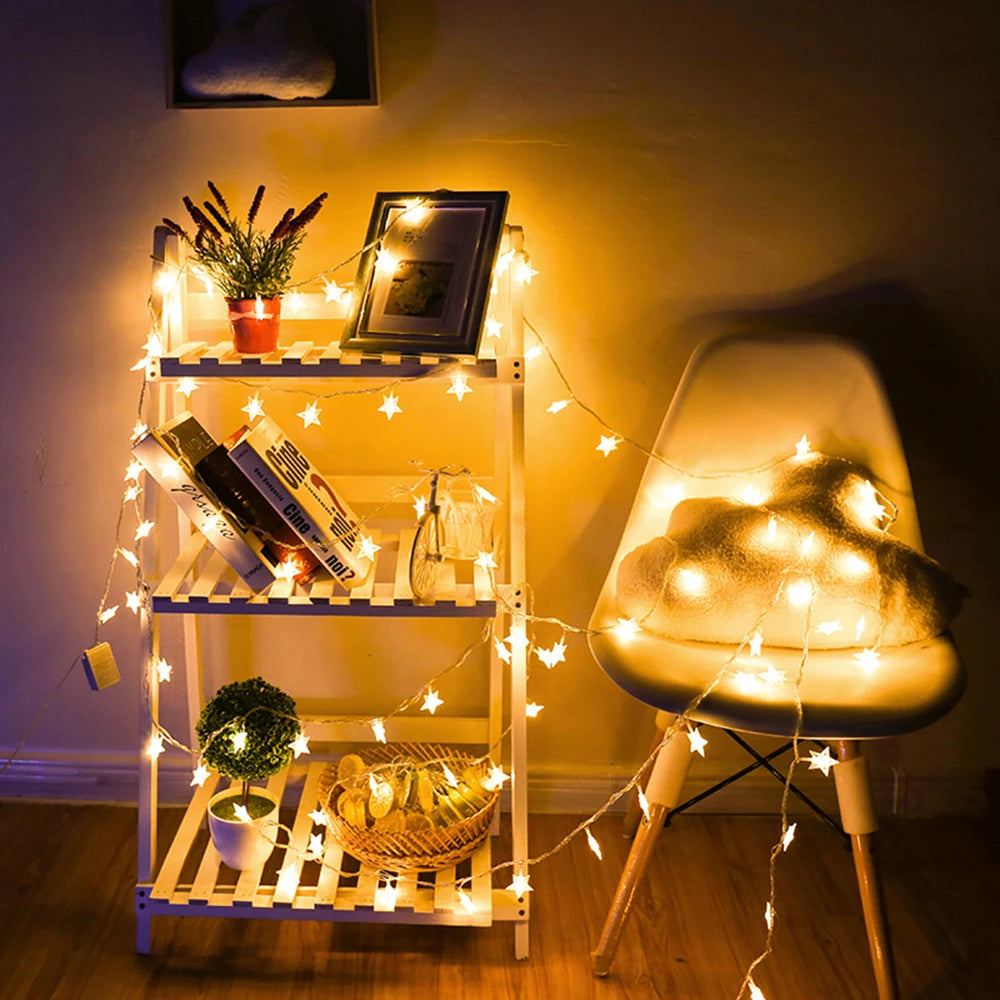 LED Star Curtain Lights