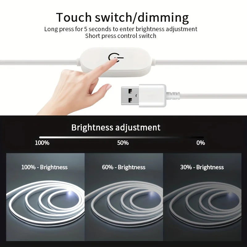 Flexible Neon LED Light Strip USB