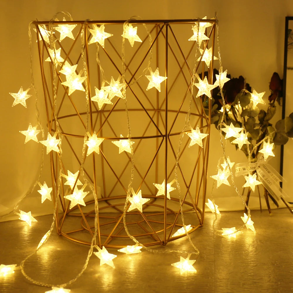 LED Star Curtain Lights