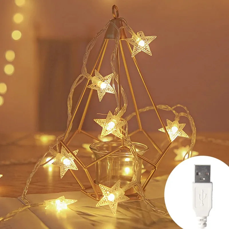 LED Star Curtain Lights