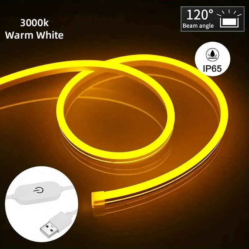 Flexible Neon LED Light Strip USB